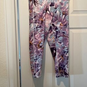 Designed yoga capris
